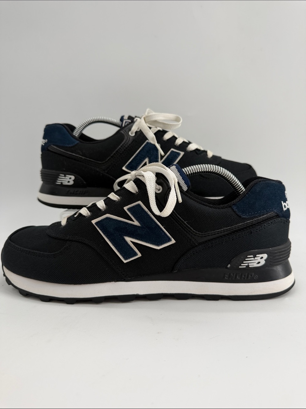 New Balance 574 Pique Polo Pack Men’s Size 10 Black Navy White ML574POK